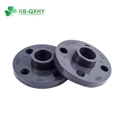 China Personalização JIS PVC Flange UPVC Plástico Van Stone Flange OEM Pn10 Pn16 Flange Integral à venda