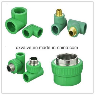 China PPR Fittings Series Copper Female Couping Azul Verde Branco Cinza com personalização à venda