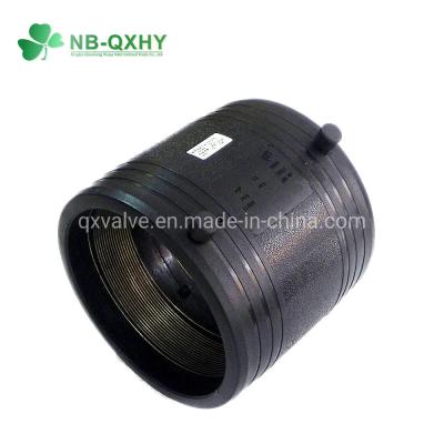 China QX PE100 Plastic Pipe Fittings HDPE Electrofusion Fitting Coupling for Water Supply for sale