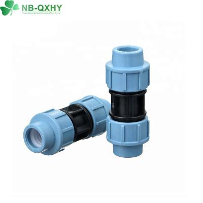 China Light Color PP Compression Fittings for Water Supply Pipe Corrosion Resistant for sale