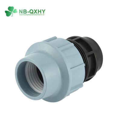 China PP PE Quick Compression Pipe Fitting for Full Size Irrigation Pipe Customized Request for sale