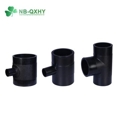 China HDPE Pipe Fitting Equal Tee Butt Welding Tee with Pn6 Pressure Rating and Reducing Tee for sale