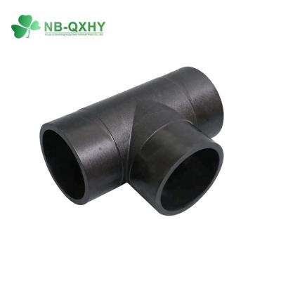 중국 SDR11 Butt Fusion Pipe Fitting Reducing Tee with 90° Tee Welding Type HDPE Equal Tee 소형 융합 파이프 부착 판매용