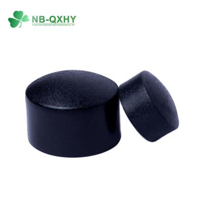 China SDR13.6 HDPE Butt Welding PE Pipe Fitting Cap End Cap de plástico para las necesidades de suministro de gas en venta