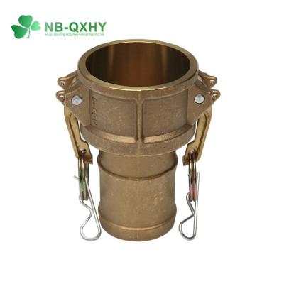 China Brushed Brass Camlock Hose Coupling Type A B C D DC for Industrial Fluid Systems for sale