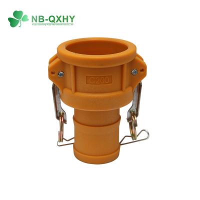 China Female Coupler X Hose Shank Type C Quick Release Camlock Coupling for Pipe Fitting for sale