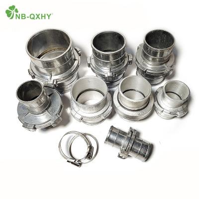 China Aluminum Camlock Layflat Hose Coupling with PP Camlock Type C Brass Fittings for sale