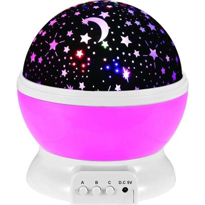 China Scandinavian LED Bead 360 Degree Rotating Romantic Room Cosmos Moon Star Sky Projector Lamp Speaker Night Light for sale