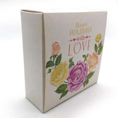 China Recyclable High Quality Custom Cosmetic Box Logo Printed Hardcover Gift Paper Box for sale