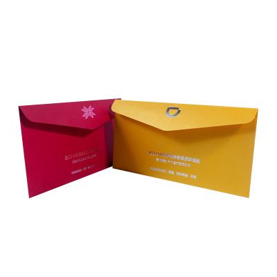 China Business Printing C5 C6 C7 DL High Quality Custom Size Eco-friendly Standard Envelope Hot Stamping Envelope for sale