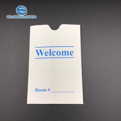 China Hotel Recyclable Suppliers Custom Key Card Envelope Business Key Card Holders Wholesale for sale