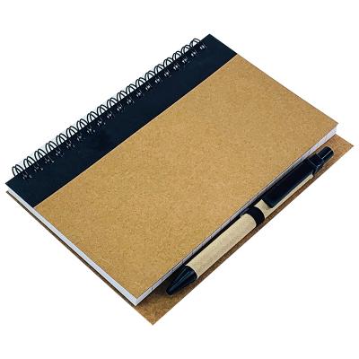 China Hardcover Book Wrapping Paper Cover Notebook with Pen Holder School Supplier Custom Logo Printing Notebook for sale