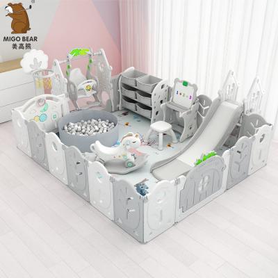 China Wholesale Custom Plastic Foldable Portable Kids Travel Foldable Indoor Playground Playpen For Babies for sale