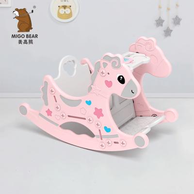 China Ride On Toy Updated Children Plastic Baby Riding Toy Animal Rocking Horse For Kids for sale