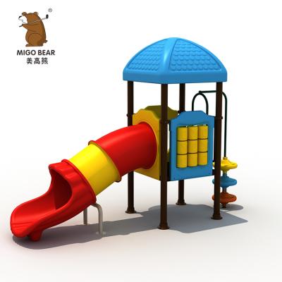 China High Quality Outdoor Eco-friendly Plastic Garden Safety Kids Playground Equipment Outdoor Playground Slide for sale