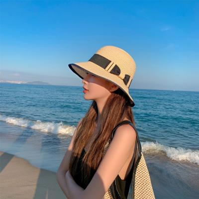 China 2021 COMMONS new Straw Hat Sun Protection Hat from French Original Designer Top for spring and summer travel for sale