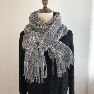 China Autumn And Winter Scarf Shawl Selling Plaid Comfortable Warm Classic Women's Thick Warm Scarf For Women for sale