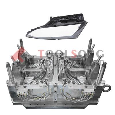 China Plastic Injection Mold Making OEM Car Injection Plastic Headlight Lens Housing Reflector Mold Headlight Molding China Supplier for sale