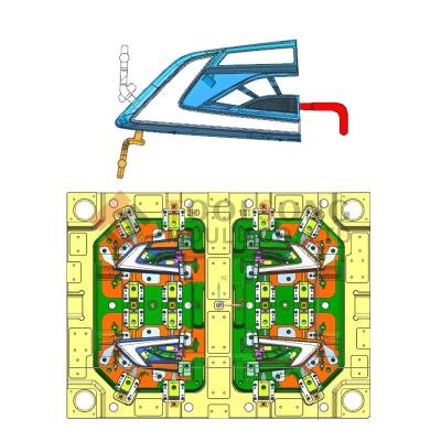 China OEM 500,000 Double Shots ZS11 Auto Accessories Parts LED Tail Lamp Plastic Rear Light Injection Dies Machining Manufacturer for sale