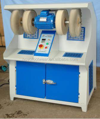 China Double head dust collecting automatic electric gear adjustment shoe polishing machine HOYO-1000 for sale