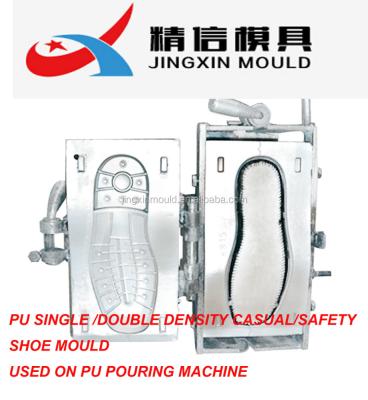 China Long PU /SINGLE DOUBLE - SINGLE COLOR SHOE Service Life MOLD USED ON PU POURING MOUNT MACHINE for sale