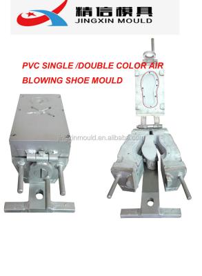 China To produce different type Eva slippers MAKE SINGLE/DOUBLE COLOR PVC SINGLE/DOUBLE COLOR PVC AIR INJECTION SHOE BLOW MOLD FOR PLASTIC INHECTION MACHINE for sale