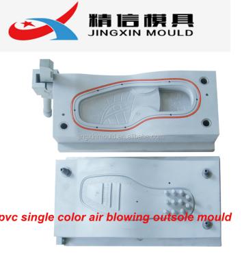 China To produce different type Eva slippers MAKE SINGLE/DOUBLE COLOR PVC AIR INJECTION SHOE BLOWING MOLD SINGLE for sale