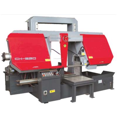 China Metal Cutting Band Saw Stable and Reliable CH Series Double Column Band Saw Gantry Type Semi Automatic High Precision Double Sawing Machine for sale