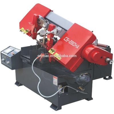 China Metal Cutting Band Saw Reliable And Stable CS Series High Precision Pivot Semi Automatic Band Saw Machine for sale