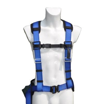 China Fall protection fall protection equipment 5 point full body safety belt-harness lightweight adjustable with single or double hooks for sale