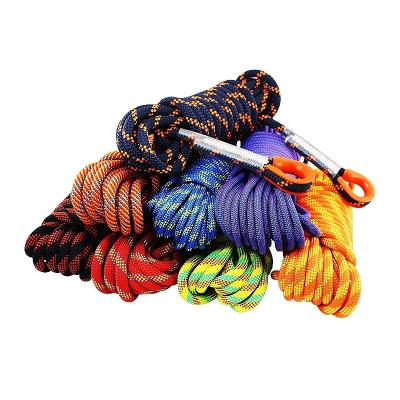 China Climbing Rope 10m/20m/30m/50m Survival Fire Rescue Outdoor Wear-Resistant Outdoor Safety Rope Fall Protection Equipment Rope for sale