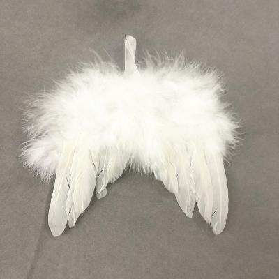 China White Feather Angel Wings For Angel Devil Modern Fairy Costume Large for sale