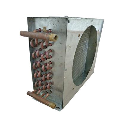 China High Quality Copper Tube Refrigeration Parts Manufacturer OEM Air Conditioning Fin Type Condenser (including fan) for sale