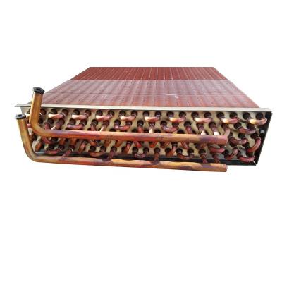 China Heat Exchange Equipment Vaporizer Copper Tube Copper Fin Heat Exchanger For Steam Heater for sale