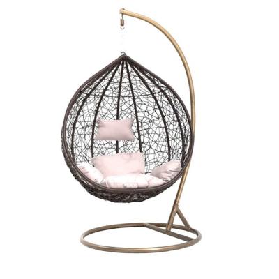 China Modern High Quality Outdoor Outdoor Rattan Garden Wicker Furniture Hammock Eggs Hanging Patio Swing Chair for sale