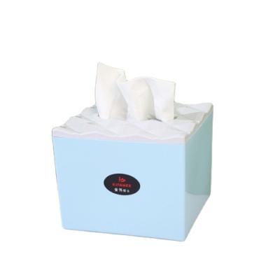 China Simple Discount Price Table Decoration And Accessories Candy Color Tissue Cover Box Set for sale