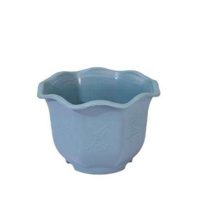 China discount price light multicolor modern lace flowerpot plastic flower pot for desktop for sale