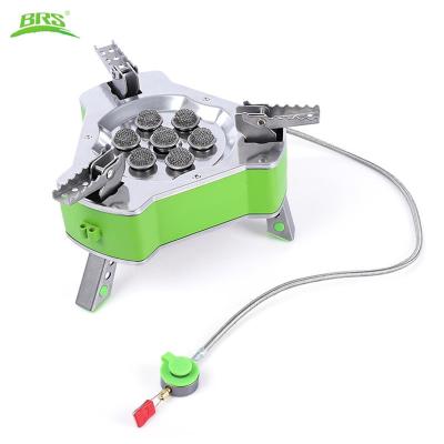 China BRS-71 Alloy Camping Stove Kocher Gas Cooking Picnic 9800W Aluminum Outdoor Gas Stove for sale