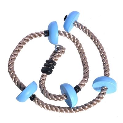 China Plastic Sport Climbing Toy Combo Set New Kids Physical Training Furniture Rope Knot Polyethylene Rope Outdoor Fitness Swing for sale