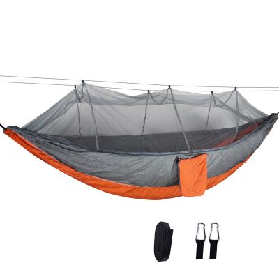 China New Adult Outdoor Camping Hammock Folding Net Hammock With Mosquito Net for sale