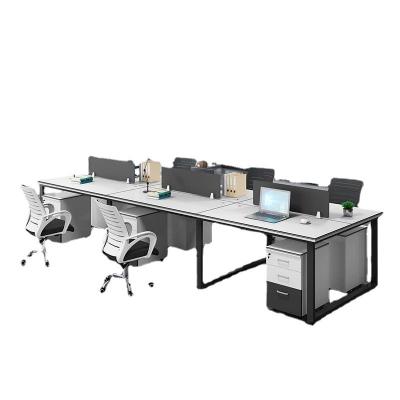 China Modern Office Convertible Modern Furniture Office Table Workstations Furniture Office Table Commercial Desk for sale