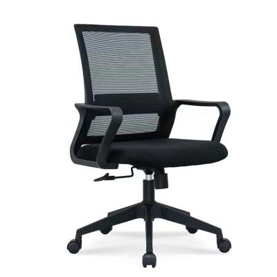 China (Size) 2022 Factory pp Modern Low Office Chair Adjustable Mesh Chair High Quality Mesh Fabric Office Chair for sale