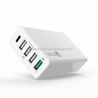 China 30W High Quality QC 3.0 Mobile Phone Laptop 60W USB Travel Type C Palladium Power Adapter Travel Fast Charger 30W Home Charger 5U01T for sale