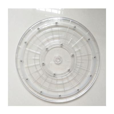 China 360 Degree Rotating 9 Inch 360 Degree Plastic Rotating Base Swivel Clear Acrylic Plate for sale