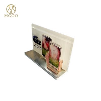 China Acrylic Cell Phone Display Stand Durable / High Gloss Custom Countertop for sale