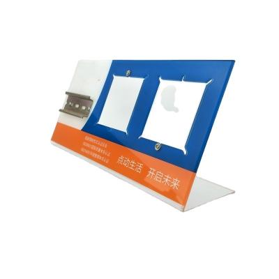 China Display stand for custom plexiglass wall switch PMMA switch socket display stand /acrylic switch display rack for sale