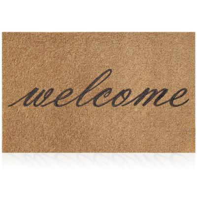 China Home Non-slip Mat Outdoor Front Door Mat Indoor with Rubber Backing Non-Slip Mat for Entrance Hallway Kitchen Porch for sale