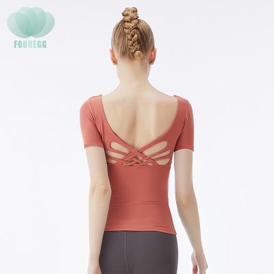 China Breathable Women's Workout 2pcs Gym Fitness Summer Yoga Sports Seamless Long Sleeve Gym Logo Yoga Clothing Custom Women's Seamless Clothing for sale