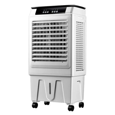 China 3500cmh Hotel Indoor Mobile Water Use Mini Office Axial Room Air Cooler With Touch Screen for sale