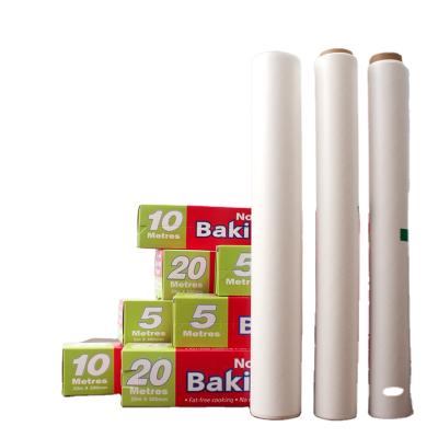 China Cheap Oil / Water / Stick / Scorch Proof Household Food Grade White Baking Paper Roll for sale